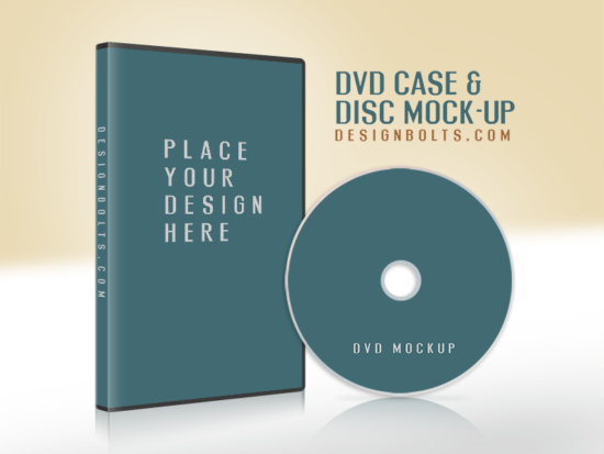 Free Dvd Disc Cover Mockup Psd Cd Template